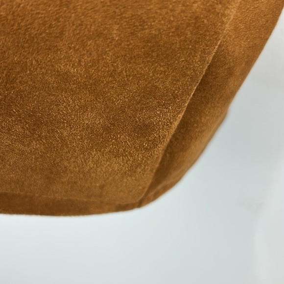 Mariloup Wolfe Retro Boho Faux Suede Button Front Transition Jacket Small Brown - Picture 10 of 12